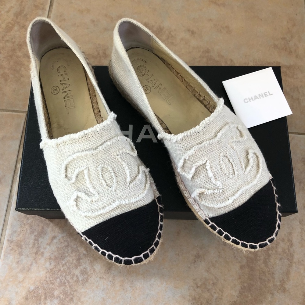 CHANEL-Authentic Chanel espadrilles size 7